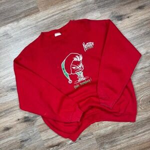 Vintage dated 90s true vintage negatude‎ dude bah humbug crewneck sweater